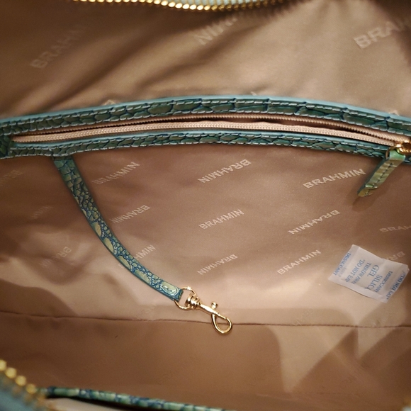 🌊BRAHMIN TABITHA BAG & ADY WALLET - SEAFOAM OMBRE - SET NWT🌊 🚨PRICE IS FIRM🚨 - Picture 4 of 16